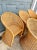 Modern Wicker Barrel Chairs | Set of Six For Sale In Tampa - Image 6 of 12