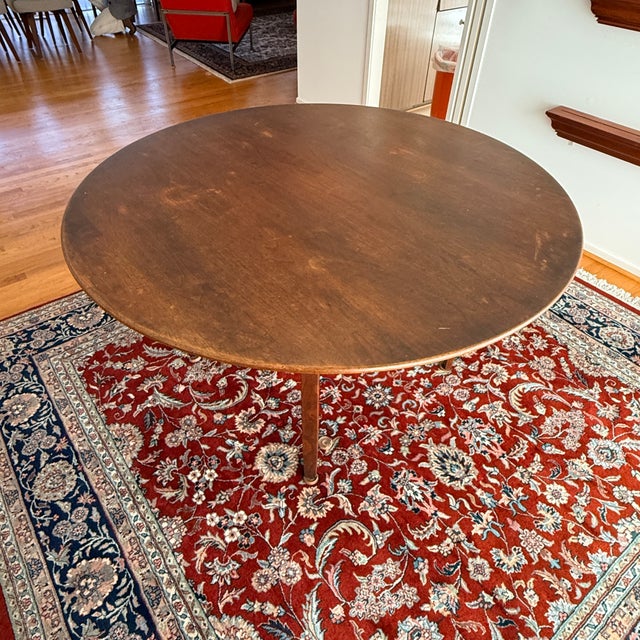 1950s Early Lewis Butler for Knoll Walnut Table, Circa 1950s For Sale - Image 5 of 10