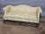 Late 20th Century Chippendale Style Mahogany Sofa Green Silk Damask Fabric Made in North Carolina For Sale - Image 4 of 8