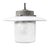 Glass Vintage White Enamel, Frosted Glass, Pendant Lamp For Sale - Image 7 of 7