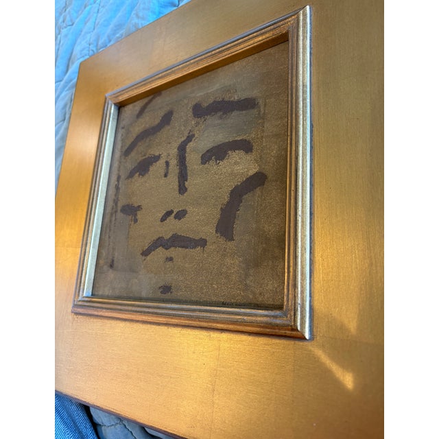 2026 McKenzie Dove Abstract Face in Plein Air Frame For Sale - Image 9 of 9