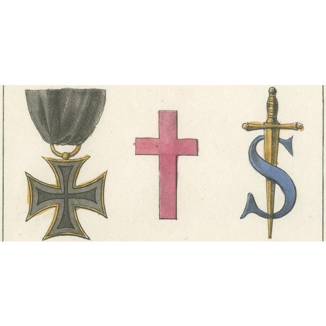 Badges of the Teutonic, 1842, Paper For Sale - Image 4 of 8