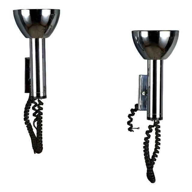 Vintage Wall Lamps, 1960s, Set of 2 For Sale