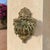 A substantial Italian gilt chalkware wall pocket dating to 1978, modelled in an exuberant Baroque Revival vocabulary with...