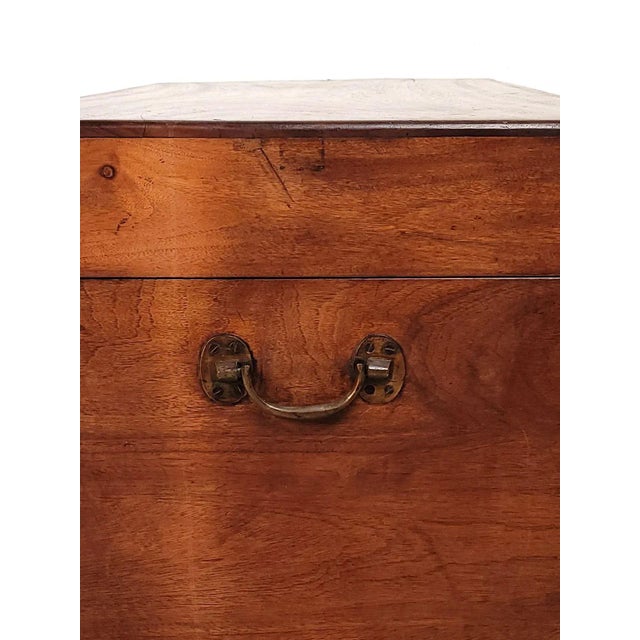 Camphor Chinese Export Campaign Trunk, Circa 1890 For Sale - Image 4 of 13
