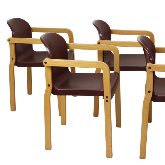 Kembo Vintage Design Chairs by J.B. Meijer for Kembo, 1980s, Set of 6 For Sale - Image 4 of 18