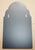Vintage Venetian Art Deco Style Peach Foxed Bevelled Glass Mirror For Sale - Image 11 of 13