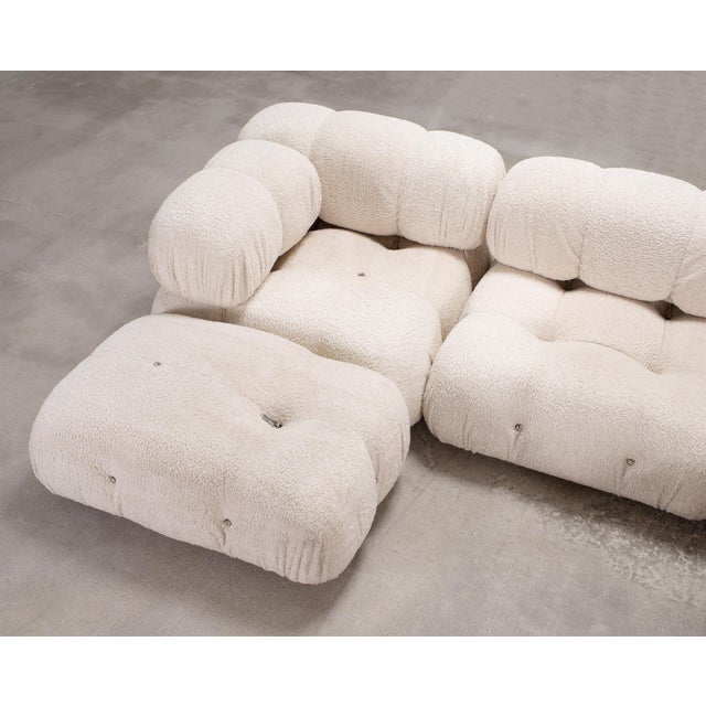 Mario Bellini "Camaleonda" Boucle Sofa by B&b Italia Set of 5 For Sale - Image 10 of 18