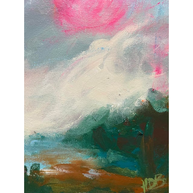 Where the Sky Opens – Original Abstract Landscape on Canvas by Heather Dawn Batchelor For Sale - Image 4 of 6