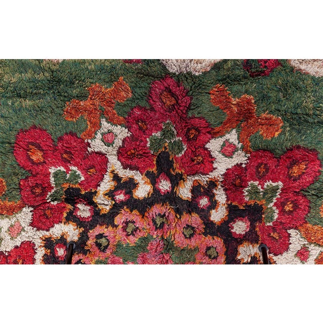 Antique French Savonnerie Wool Rug Fragment Doris Leslie Blau Size: 7'10" × 8'10" (238 × 269 cm) This exquisite 19th-...