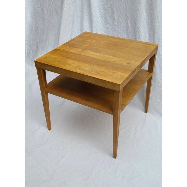 Wood 1940s Brown Saltman Occasional/Coffee Tables With Shelves - Set of 2 For Sale - Image 7 of 12