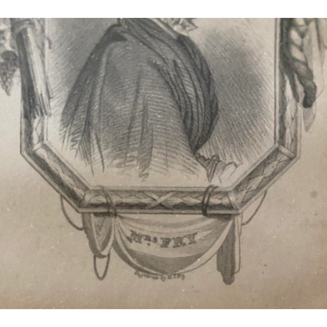 Antique Portrait Engraving Elizabeth Fry For Sale - Image 4 of 6