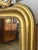 French 19th Century Large Vertical Gold Gilt Mirror with Floral crest For Sale - Image 4 of 18