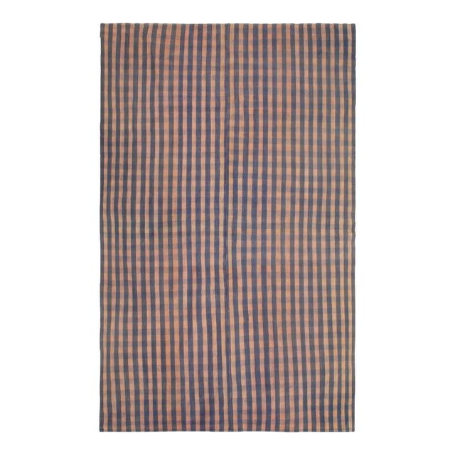 Decorative Vintage Turkish Kilim Rug - 5`7" X 8`11" For Sale