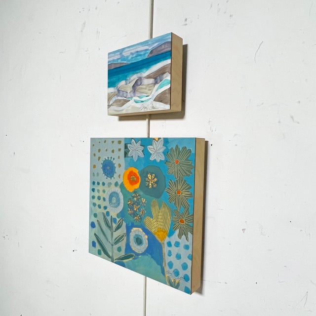 Pair of Paintings by Sigrid Olsen, Circa 2000s For Sale In Boston - Image 6 of 10