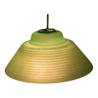 Mid-Century Glass Pendant, 1960s For Sale