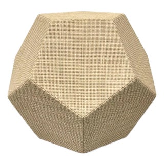 Baker / McGuire Organic Modern Geometric Customizable Unfinished Resort Boracay Side Table For Sale