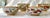 Gold Chinese Dragon and Phoenix Rice Bowls - Set of 5 For Sale - Image 8 of 16