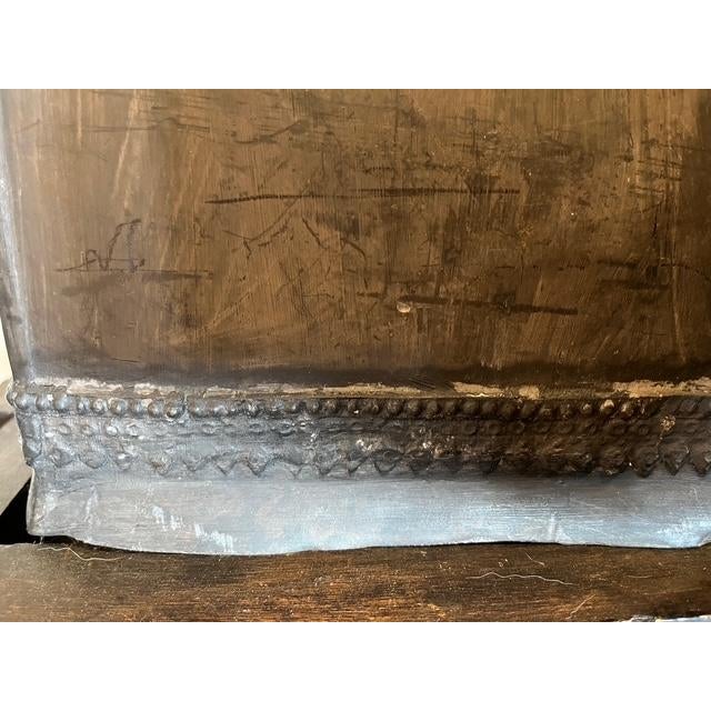 Late 19th Century Large Antique Thai Karen Hill Tribe Bronze Elephant Bell & 16" Bentwood Frame For Sale - Image 5 of 8