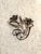 Lovely, vintage solid Sterling silver flower brooch, and a nice beautiful accent 2.25”W x 2”H