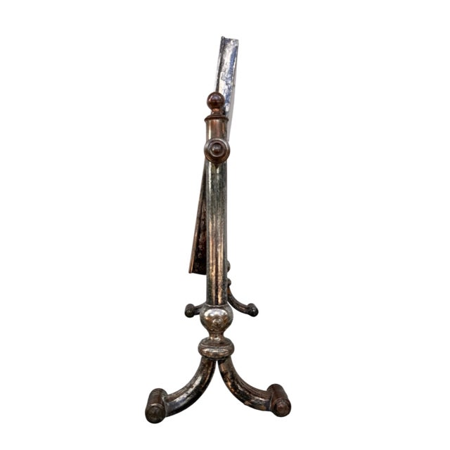 Metal Late 19th Century Cheval Vanity Mirror For Sale - Image 7 of 15