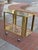 Metal Vintage Two-Tier Bar Cart With a Tubular Brass For Sale - Image 7 of 11