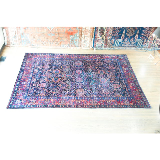 Early 20th Century Persian Kirman Rug For Sale In Chicago - Image 6 of 16