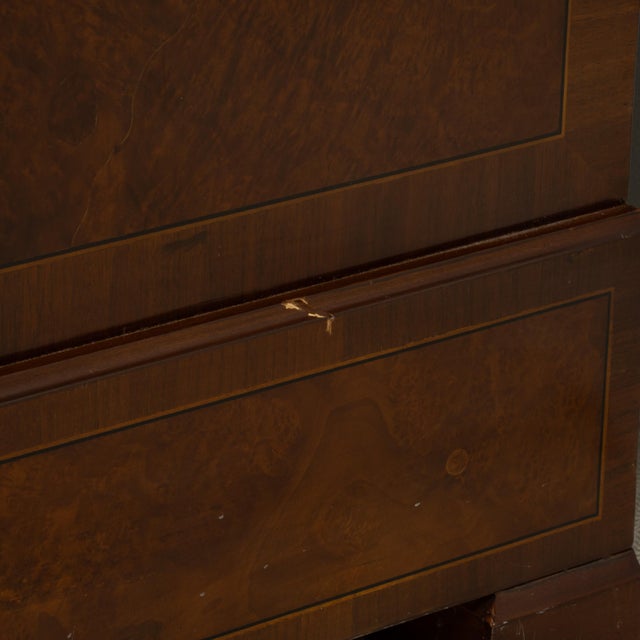 1980s Empire Style Chest of Drawers W/ Griffin Motifs &Hidden Drawer, Neoclassical Dresser For Sale - Image 15 of 18