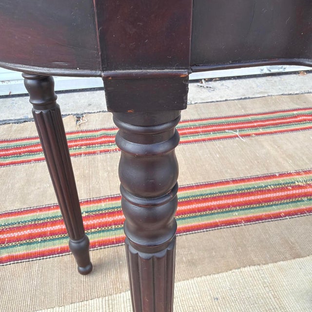 Antique Sheraton Mahogany Flip-Top Games Table, Baltimore, Circa 1810s A handsome Sheraton games table from Baltimore,...