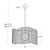 2020s Regina Andrew Nimes Drum Pendant, Natural For Sale - Image 5 of 6