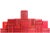 Transitional Decorative Books - Orchard Book Wall - Set of 100 Red Books For Sale - Image 3 of 3