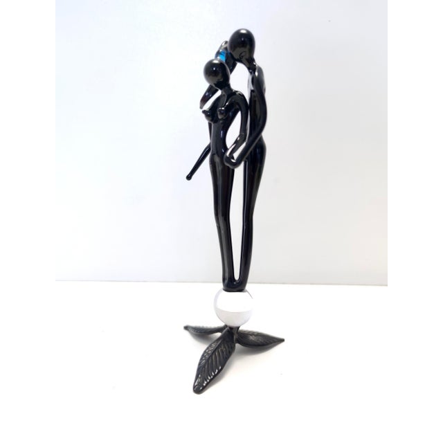 Postmodern Black Murano Glass Decoration, Italy, 1990s For Sale - Image 6 of 13