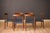 Mid-Century Modern Vintage Set of Six Sculptural Solid Teak Danish Dining Chairs by Vamo Sønderborg For Sale - Image 3 of 18
