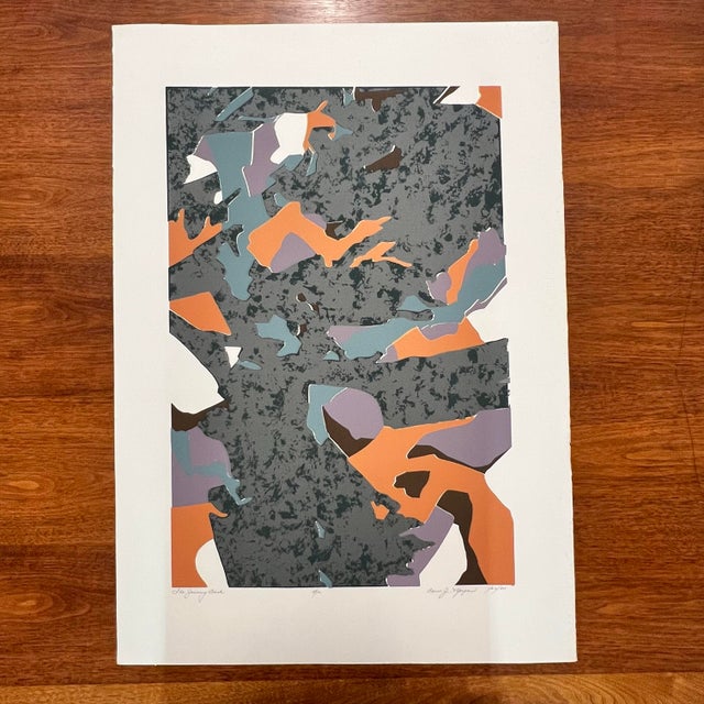 Carol Morgan “The Journey Back” Abstract Print For Sale - Image 9 of 12