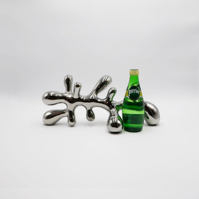 Abstract 1960s Abstract Sculpture in Polished Aluminum For Sale - Image 3 of 17