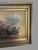 Gold Antique Oil Painting Floral Still Life Roses Flowers Monogrammed Gilt Frame For Sale - Image 8 of 10