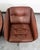Mid-Century Modern Mid Century Danish Modern Lounge Chairs Swivel Brown Leather Armchair Vintage Vg For Sale - Image 3 of 12