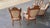 Exceptional antique 19th-century Victorian Renaissance Revival carved walnut parlor set. Includes a setee one arm chair...