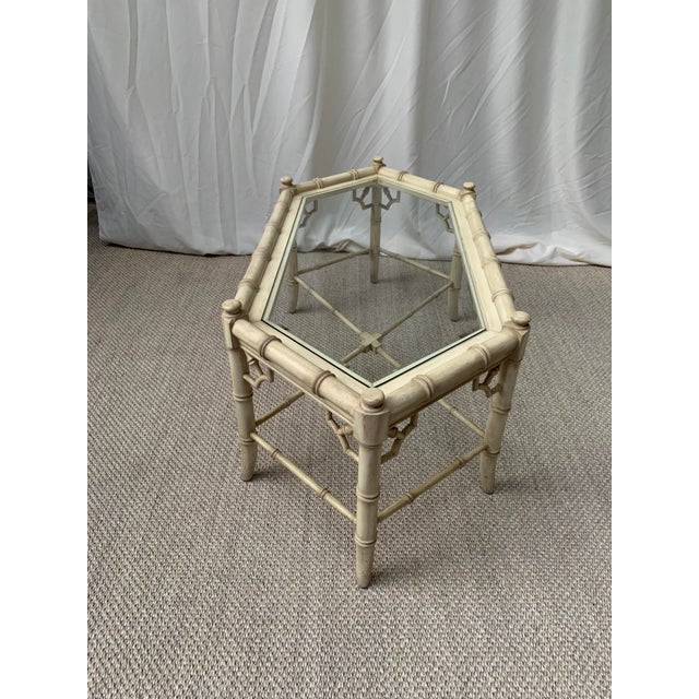 Vintage Thomasville Allegro Faux Bamboo Fretwork Coffee Table Chairish