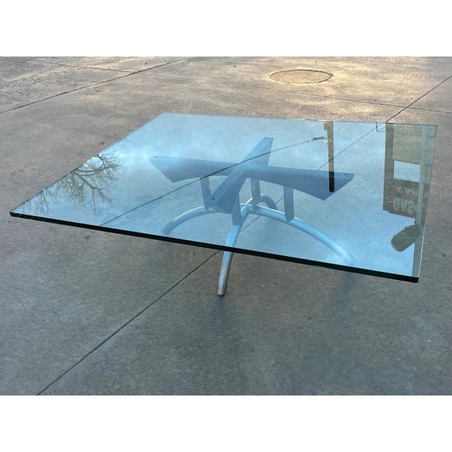 Metal Low “Spider” Table Ettore Sottsass for Brueton For Sale - Image 7 of 13