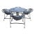 Mid 20th Century Woodard Mid Century Modern Strap Iron Patio - Set of 5, Attributed For Sale