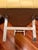 1960s Mid-Century Modern Tufted Vinyl Bench With Chrome Base – Attributed to Knoll For Sale In Chicago - Image 6 of 7