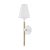 The definition of modern coastal style, Mariana features a rattan-wrapped textured white frame and crisp white linen...