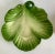 Mid-Century California Pottery Lettuce / Cabbage Plates by Brad Keeler- Set of 8 For Sale In Atlanta - Image 6 of 8