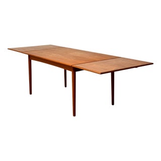 Dining Table in Teak, Denmark, 1950s-1960s For Sale