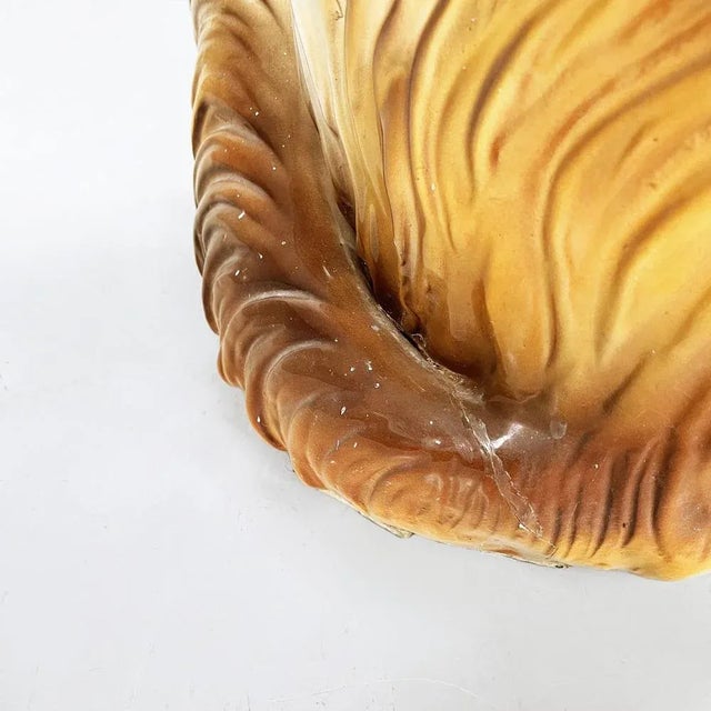 Italian Modern Ceramic Sculpture of Sitting Collie Dog, 1970s For Sale - Image 12 of 16