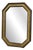 Mirror with Gilt Frame, 1960s For Sale
