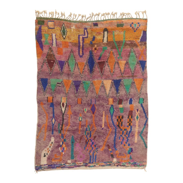 Contemporary Boujad Moroccan Rug, 08'04 X 11'02 For Sale
