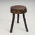Rustic Hand-Crafted Wooden Stool, 1960s For Sale - Image 14 of 14