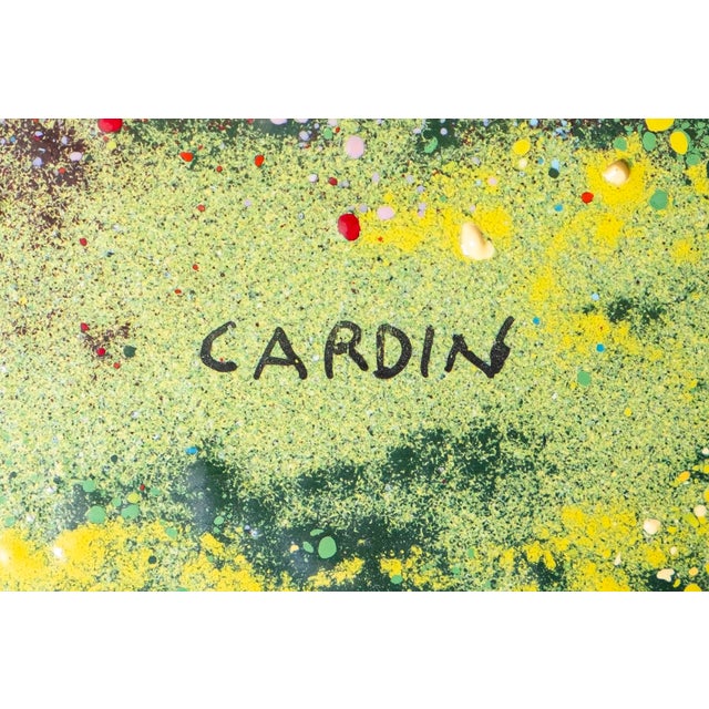 Traditional Vintage Louis Cardin Enamel on Copper Painting, Signed & Numbered, Gilt Frame For Sale - Image 3 of 11